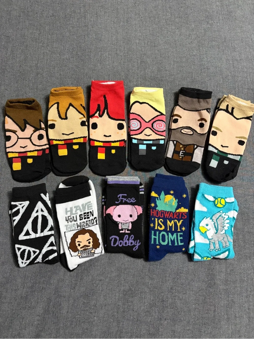 Harry Potter Novelty Socks - Assorted Characters (Multiple Colors)